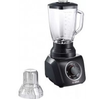 Bosch MMB43G2B Μπλέντερ για Smoothies με Γυάλινη Κανάτα 1.5lt 700W Μαύρο